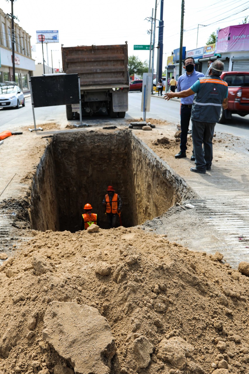 Supervisan Obras De Drenaje Pluvial Que Contin An En San Nicolas