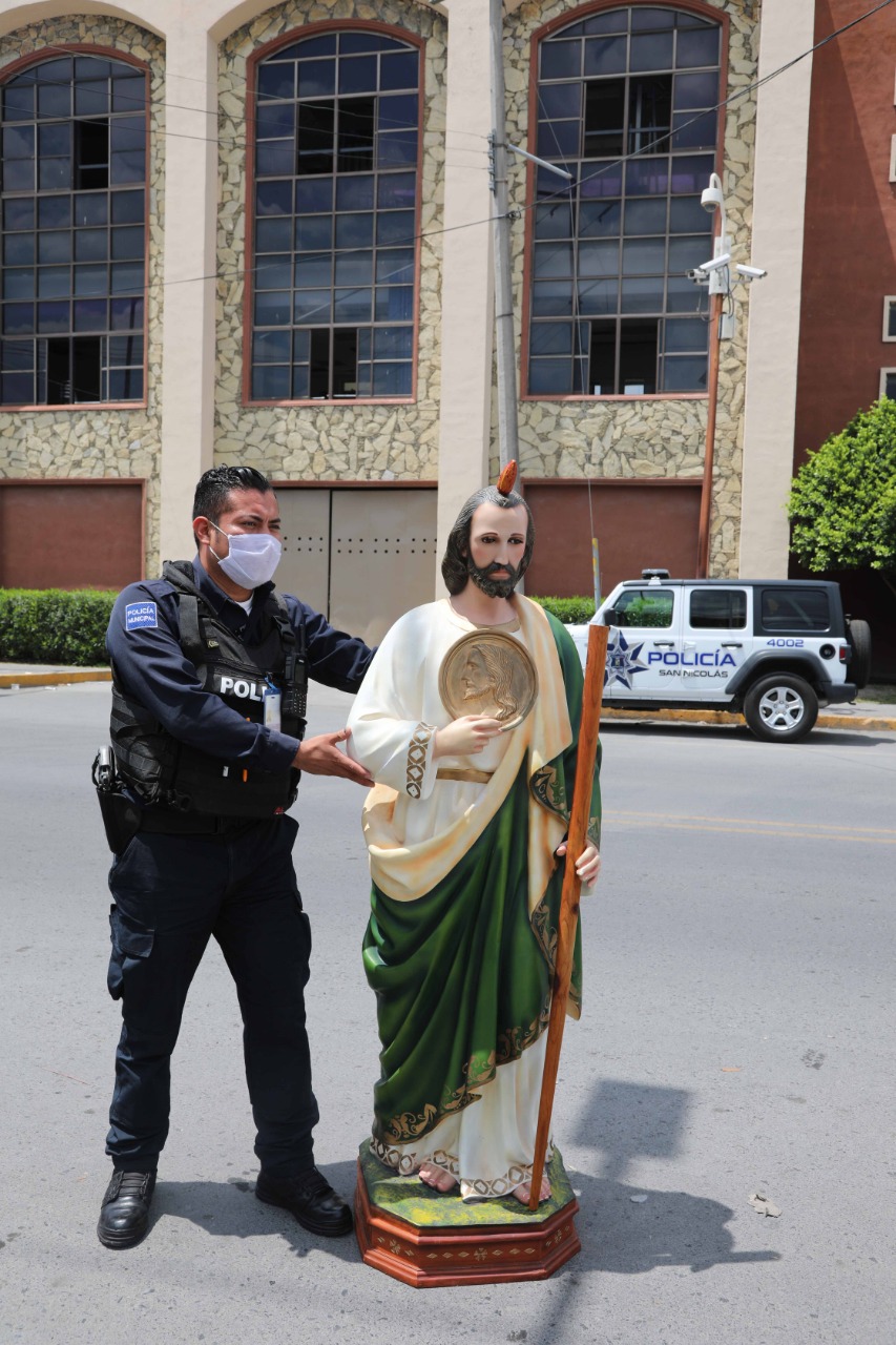 Recupera Policía de San Nicolás imagen de San Judas Tadeo - Círculo  Informativo Noticias
