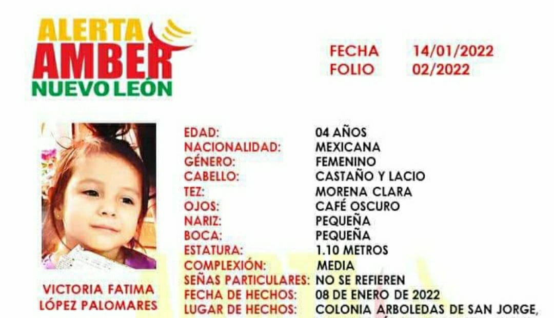 Activan Alerta Amber Para Localizar A Menor De 4 Años Sustraído Por Su Papá En San Nicolás