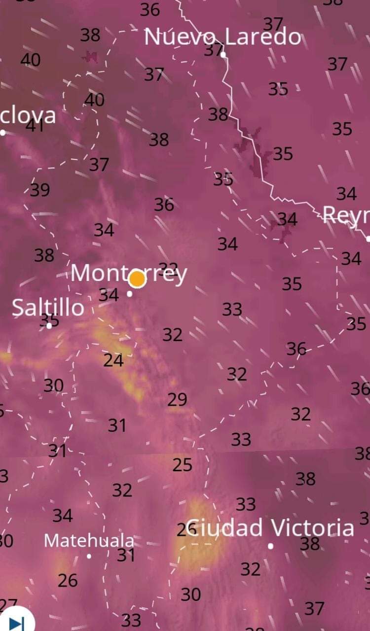 Se registra temperatura de 40 grados en Anáhuac NL con sensación ...