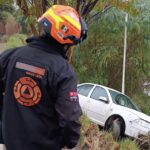 Cae vehículo en Barranco de San Pedro NL