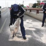 Aplica San Nicolás sal contra congelamiento vehicular