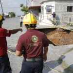 Atiende el municipio de Escobedo socavón en colonia Santa Lucía