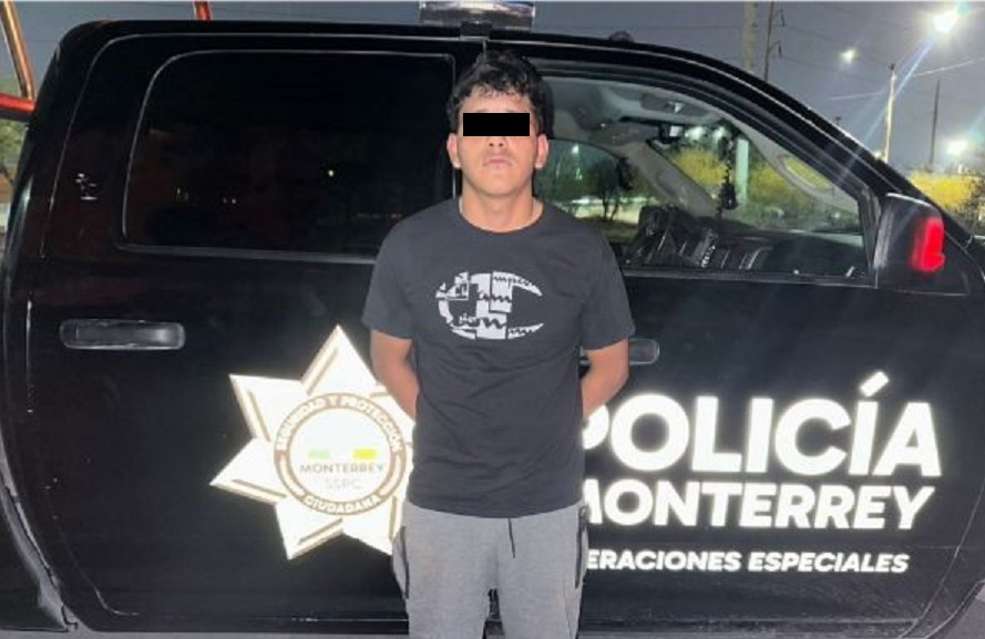 Detienen a tres jóvenes por presunto robo de chatarra en vagones de tren en Monterrey