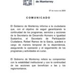 Monterrey designa encargado temporal en Desarrollo Humano
