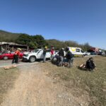 Persecución policial termina en choque múltiple en Santiago; cuatro lesionados