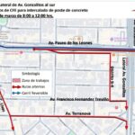 Anuncian restricción vial en avenida Gonzalitos por trabajos de CFE