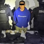 Detienen a hombre con droga y equipo táctico en la colonia Moderna