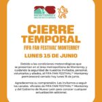Suspenden actividades del FIFA Fan Festival Monterrey por condiciones climáticas