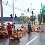 Lluvias, viento y granizo activan operativo de emergencia en Escobedo