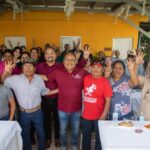 Lleva Mijes la defensa de la transformación al norte de Nuevo León 