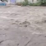 Aumenta nivel del Arroyo Seco en Monterrey tras intensas lluvias