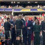 Sheinbaum participa en premiación del Mundial junto a líderes internacionales