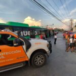Choque entre camiones deja 16 lesionados en Juárez