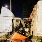 Accidente en Galeana deja dos personas sin vida; conductor de tráiler huye