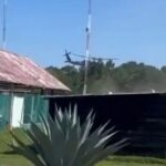 Helicóptero de la Fuerza Aérea se accidentó en Pueblo Nuevo, Durango; hay 4 militares heridos
