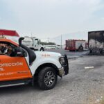 Incendio de tráiler en Santa Catarina es controlado sin lesionados