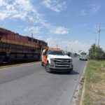 Tren impacta a tráiler en Guadalupe; no hay personas lesionadas