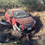 Sale de la carretera tras presunto cierre de tráiler en Cadereyta
