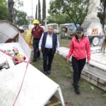 Refuerza Escobedo limpieza y seguridad en panteones por el Día de Muertos